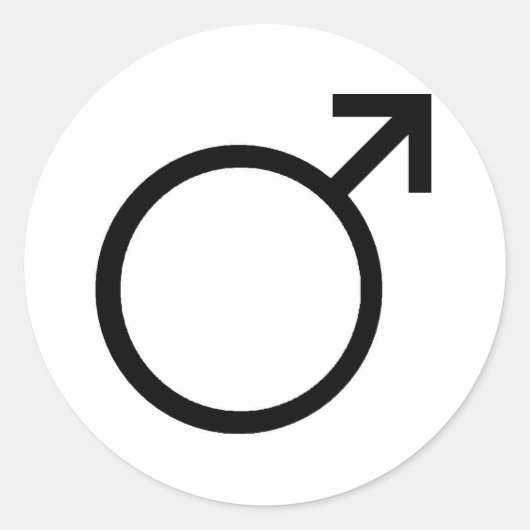 MARS RONDE STICKER (Voorkant)