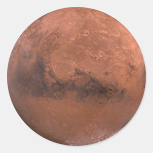 Mars Ronde Sticker