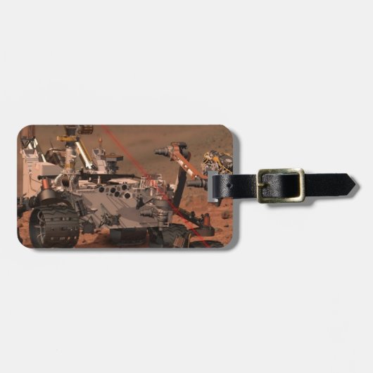 Mars Rover Bagagelabel (Voorkant horizontaal)