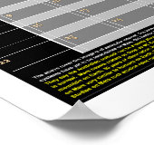 Mars Rover en Morse Code Poster (Hoek)