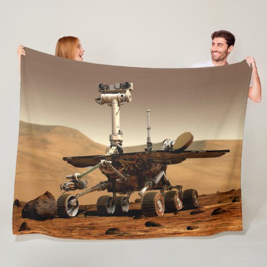 MARS ROVER FLEECE DEKEN (In situ)