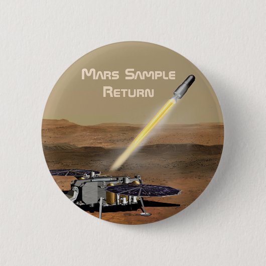 Mars Sample Return Mission Button (Voorkant)