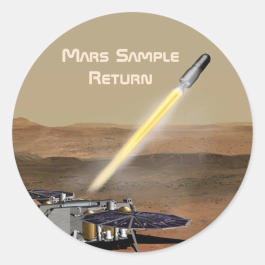 Mars Sample Return Mission Sticker (Voorkant)