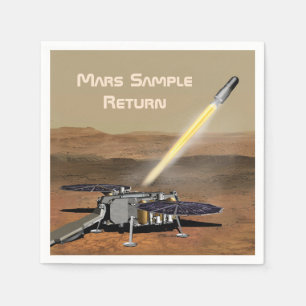 Mars Sample Return Paper Napkin Servet