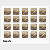 Mars Sample Return Square Stickers (Vel)