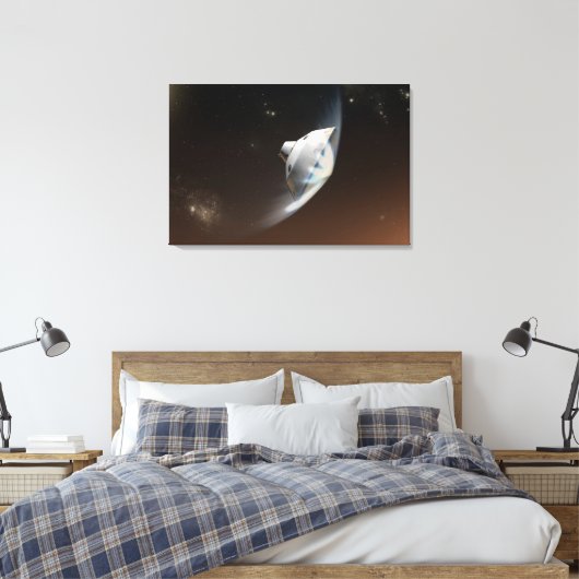 Mars Science Laboratory Aeroshell Capsule 2 Canvas Afdruk (Insitu (Slaapkamer))