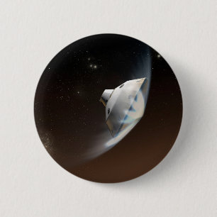 Mars Science Laboratory Aeroshell Capsule 2 Ronde Button 5,7 Cm