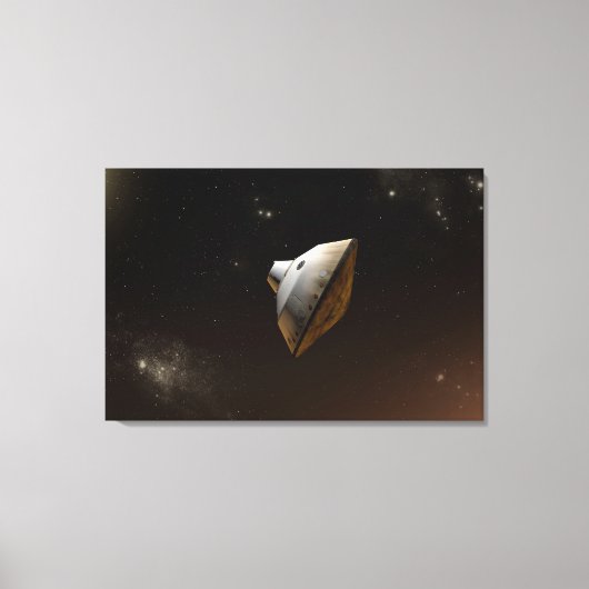 Mars Science Laboratory Aeroshell Capsule Canvas Afdruk (Voorkant)
