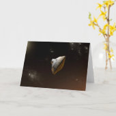 Mars Science Laboratory Aeroshell Capsule Kaart (Gele Bloem)