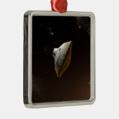 Mars Science Laboratory Aeroshell Capsule Metalen Ornament (Rechts)