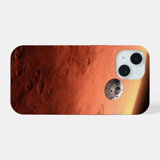 Mars Science Laboratory approchant Mars. (Verso Horizontal)