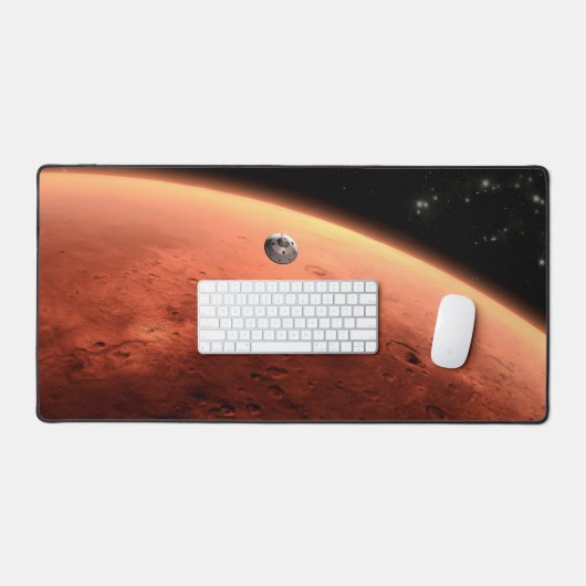 Mars Science Laboratory approchant Mars. (Clavier et souris)