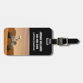 Mars Science Laboratory Curiosity Rover. 2 Bagagelabel (Voorkant horizontaal)