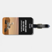 Mars Science Laboratory Curiosity Rover. 2 Bagagelabel (Achterkant horizontaal)