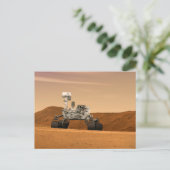 Mars Science Laboratory Curiosity Rover. 2 Briefkaart (Staand voorkant)