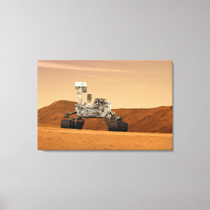 Mars Science Laboratory Curiosity Rover. 2 Canvas Afdruk