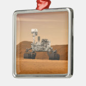 Mars Science Laboratory Curiosity Rover. 2 Metalen Ornament (Links)
