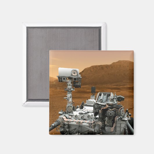 Mars Science Laboratory Curiosity Rover. 3 Magneet (Voorkant / Achterkant)