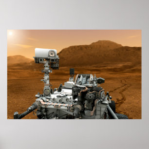 Mars Science Laboratory Curiosity Rover. 3 Poster