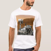 Mars Science Laboratory Curiosity Rover. 3 T-shirt (Voorkant)