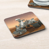 Mars Science Laboratory Curiosity Rover. 4 Bier Onderzetter (Linkerzijde)