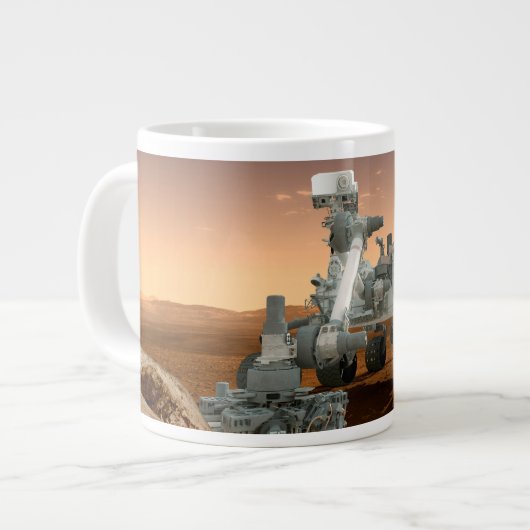 Mars Science Laboratory Curiosity Rover. 4 Extra Grote Beker (Voorkant links)