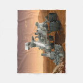 Mars Science Laboratory Curiosity Rover. 4 Fleece Deken (Voorkant)