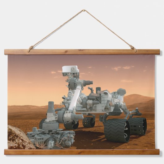 Mars Science Laboratory Curiosity Rover. 4 Hangend Wandkleed (Voorkant)