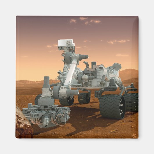 Mars Science Laboratory Curiosity Rover. 4 Magneet (Voorkant)