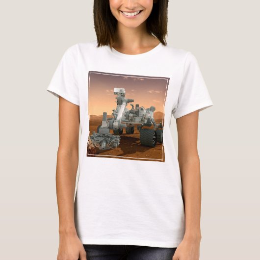 Mars Science Laboratory Curiosity Rover. 4 T-shirt (Voorkant)