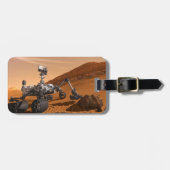 Mars Science Laboratory Curiosity Rover. Bagagelabel (Voorkant horizontaal)