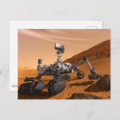 Mars Science Laboratory Curiosity Rover. Briefkaart (Voorkant / Achterkant)
