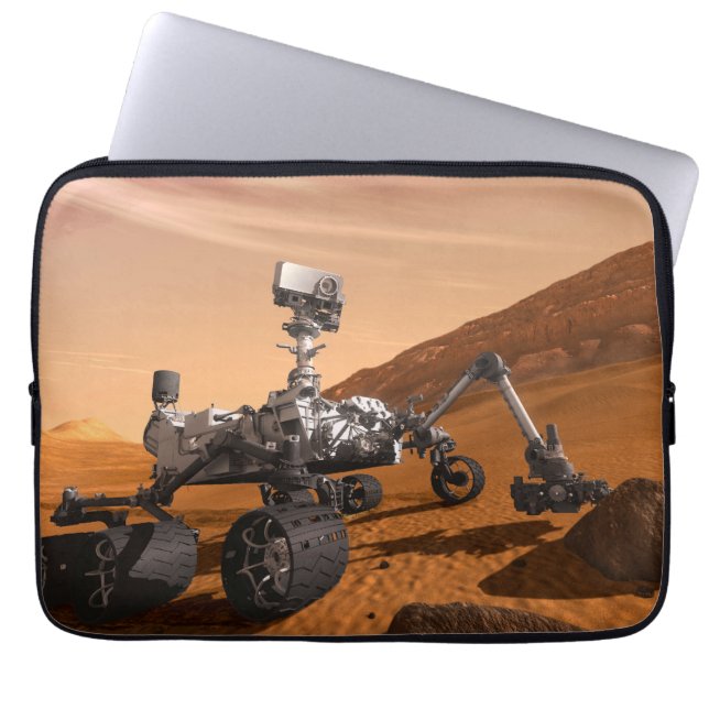 Mars Science Laboratory Curiosity Rover. Laptop Sleeve (Voorkant)