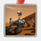 Mars Science Laboratory Curiosity Rover. Metalen Ornament (Voorkant)
