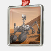 Mars Science Laboratory Curiosity Rover. Metalen Ornament (Links)