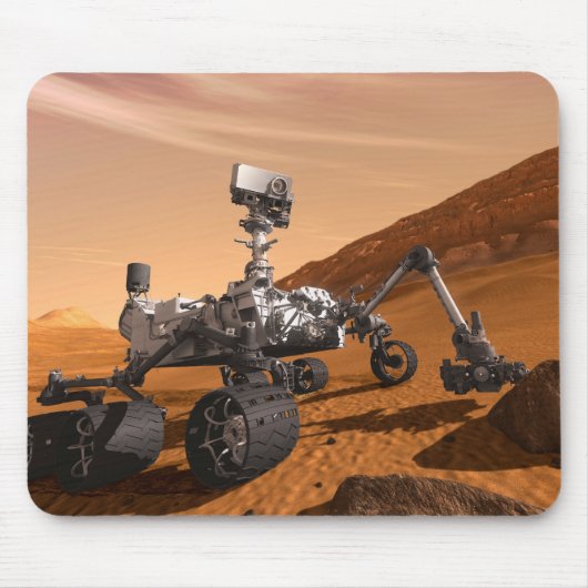 Mars Science Laboratory Curiosity Rover. Muismat (Voorkant)