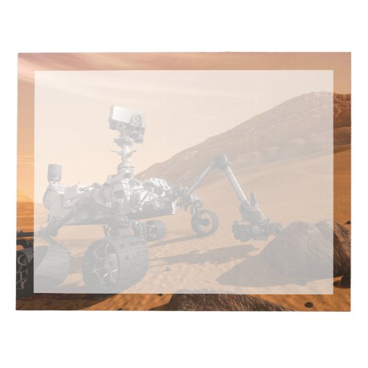 Mars Science Laboratory Curiosity Rover. Notitieblok (Voorkant)