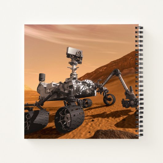 Mars Science Laboratory Curiosity Rover. Notitieboek (Achterkant)