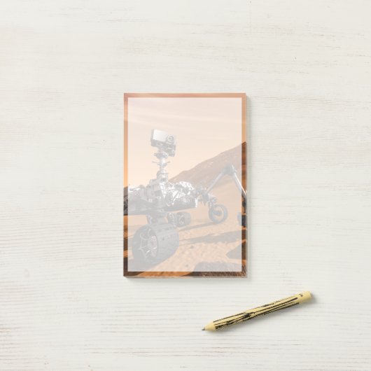 Mars Science Laboratory Curiosity Rover. Post-it® Notes (Op bureau)