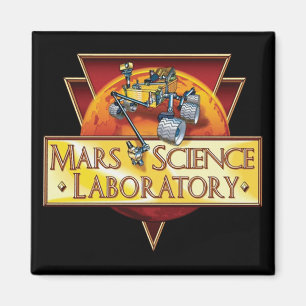 Mars Science Laboratory Missie Logo Magneet