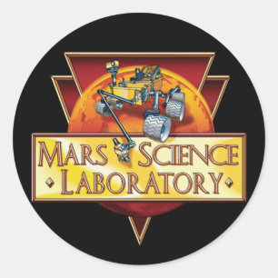 Mars Science Laboratory Missie Logo Ronde Sticker