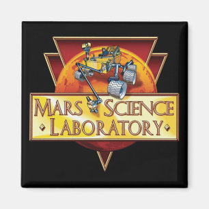 Mars Science Laboratory Mission Logo Magneet