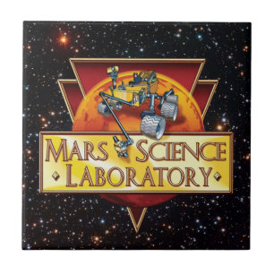Mars Science Laboratory Mission Logo Tegeltje