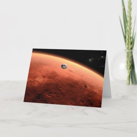 Mars Science Laboratory nadert Mars. Kaart (Voorkant)
