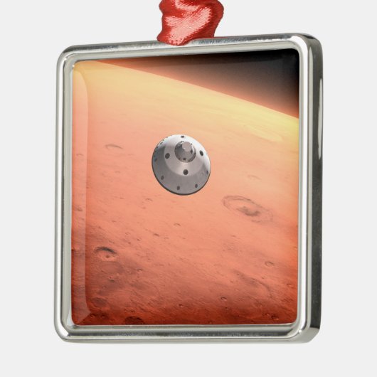 Mars Science Laboratory nadert Mars. Metalen Ornament (Links)