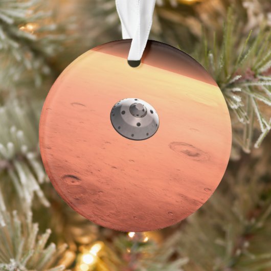 Mars Science Laboratory nadert Mars. Ornament (Boom)