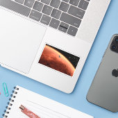 Mars Science Laboratory nadert Mars. Sticker (Laptop met iPhone)