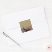 Mars Science Laboratory Vierkante Sticker (Envelop)
