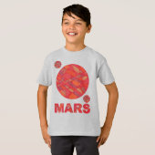 Mars Shirt Red Planet Art (Voorkant volledig)