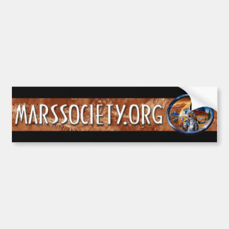Mars Society Bumpersticker